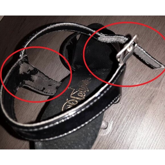 Pleaser KISS-209 Black Ankle Strap Stiletto Platform High Heels Size 7 PLS READ! - Picture 10 of 16